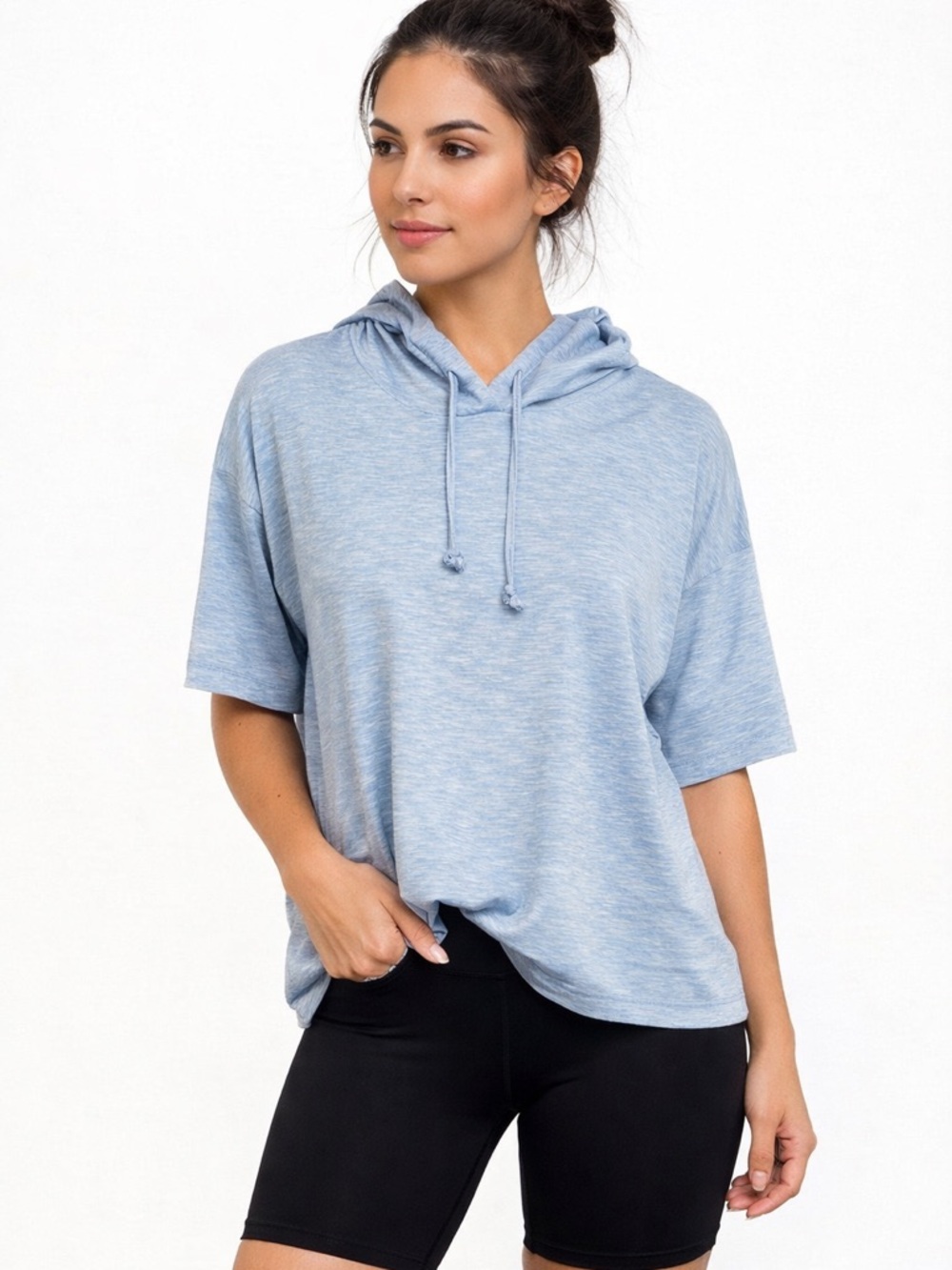 RBX Active Lightweight
Hooded Tee Gray Short Sleeve
Performance Top
Size L